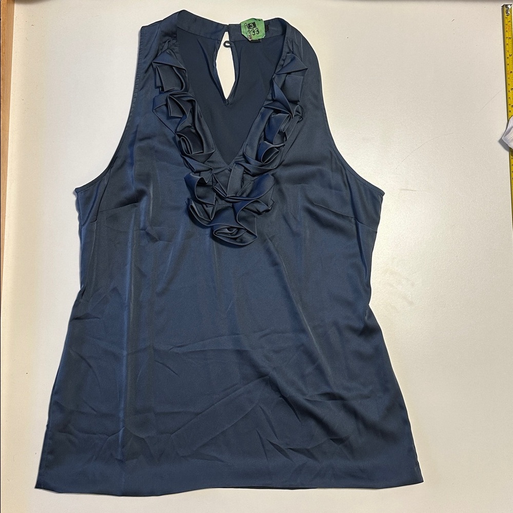 Ann Taylor Steel Blue Top